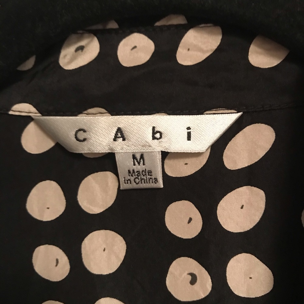 Cabi Silk Button Down Medium Top - image 3